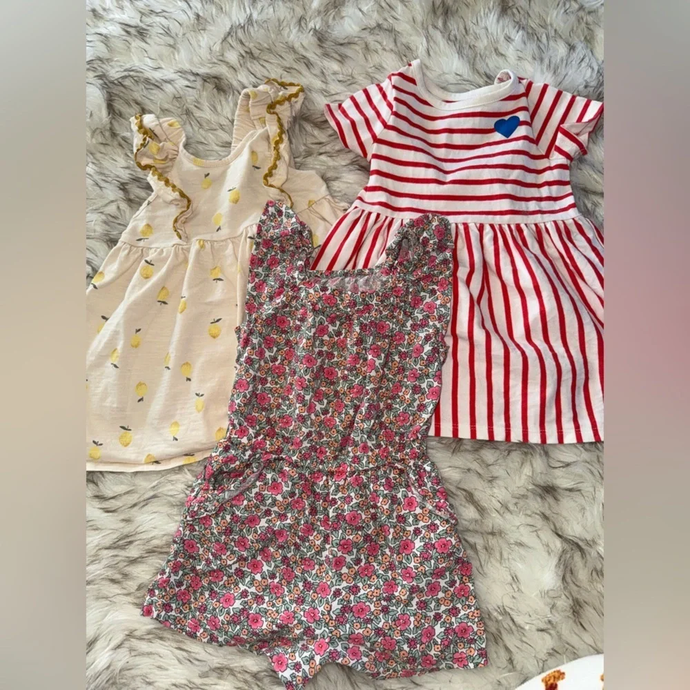 Calvin Klein, carters, Pekkle, RZ baby girl outfit lot size 18 months